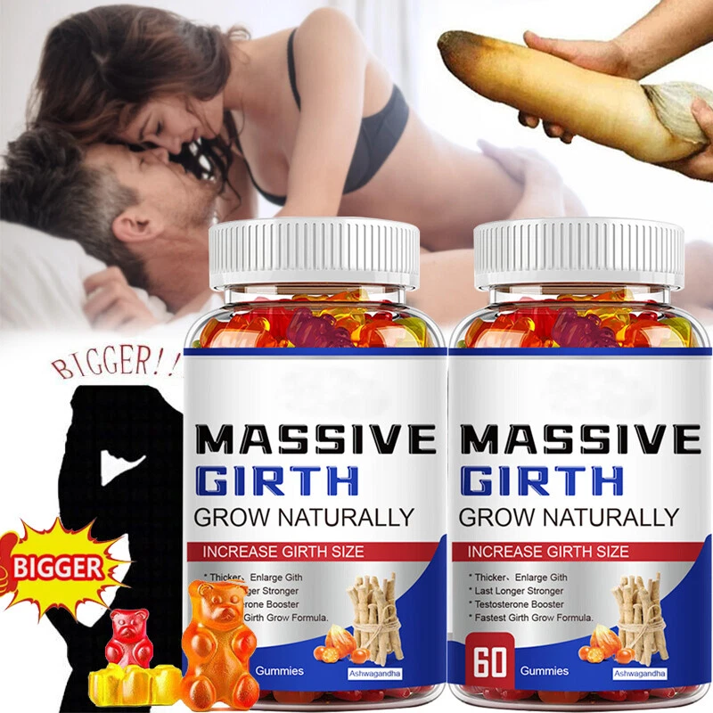Male Enhancement Gummies Booster & Thicker Last Longer Stronger Bigger 60 Gummy