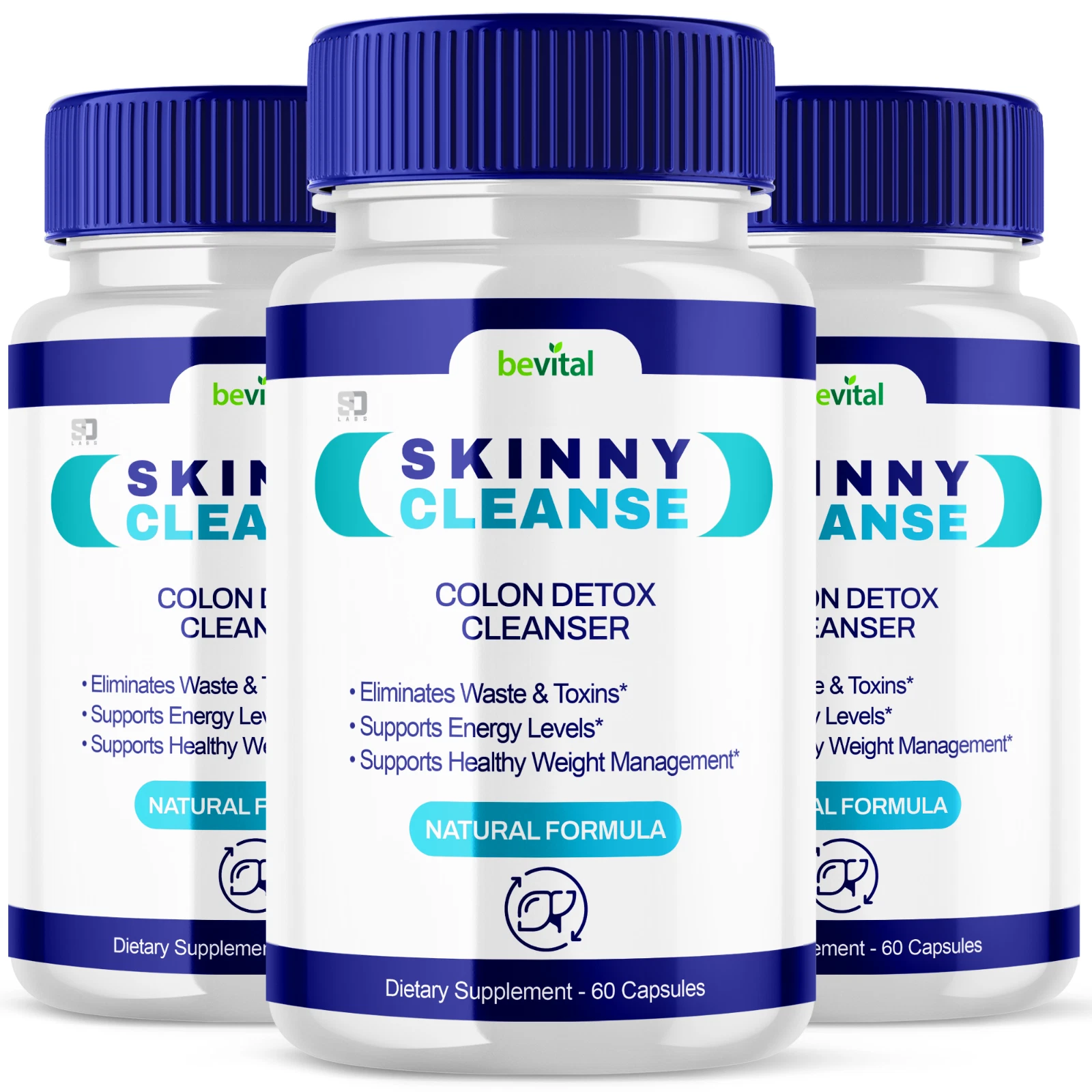 Bevital Skinny Cleanse - Supports Weight Management and Detox (3 Pack)