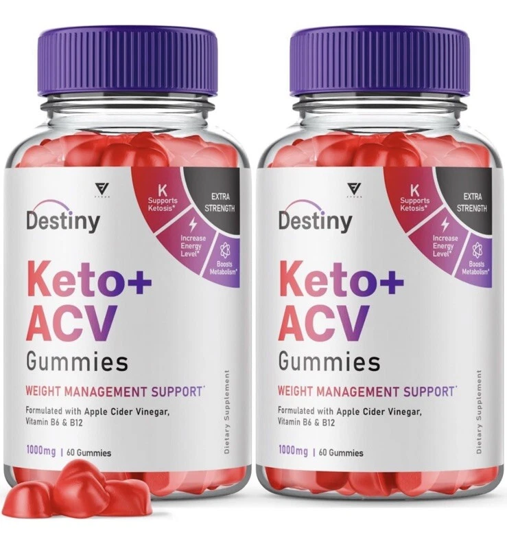2PK Destiny Keto ACV Gummies, Keto Gummies Advanced Weight Loss Plus Exp 9/25
