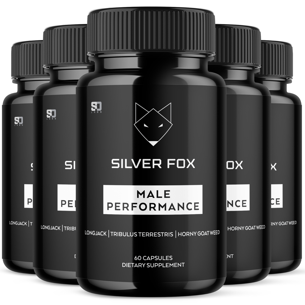 Silver Fox Capsules Male Performance Support (5 Pack)