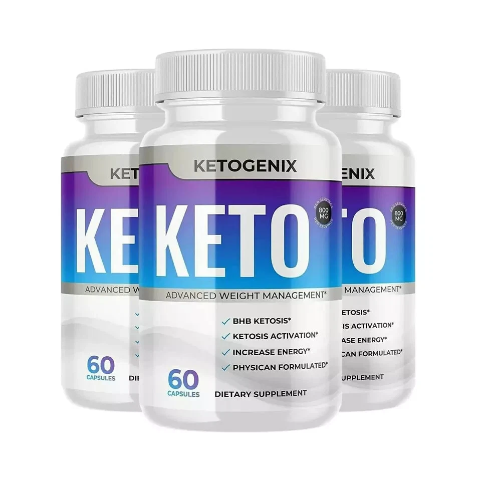 Ketogenix Keto Pill Advance Formula Weight Loss Supplement (180 Capsules) 3-Pack