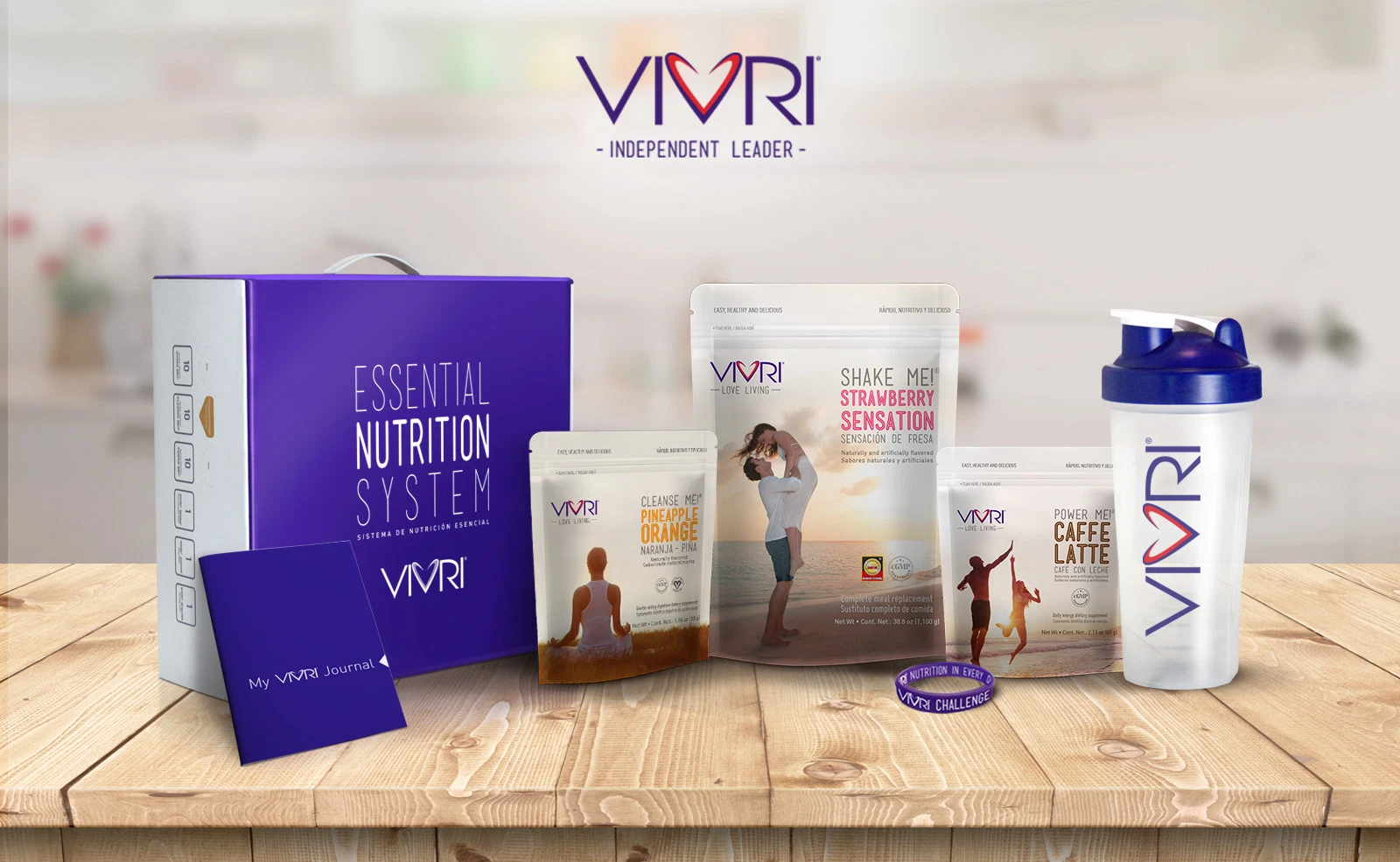 Vivri- Essential Nutrition System-10 days- Strawberry, Shake Me-Caffe Latte