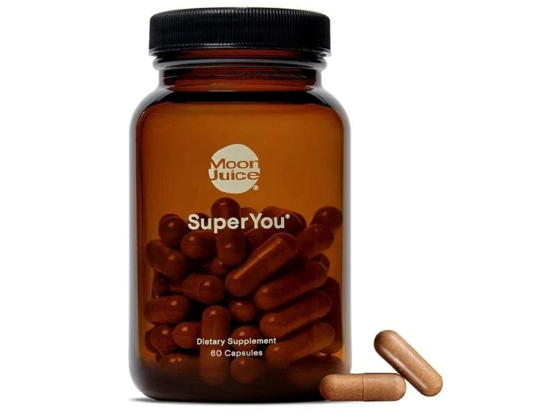 MOON JUICE SuperYou Stress Management, Energy, Mood & Focus - 60 Capsules - NEW