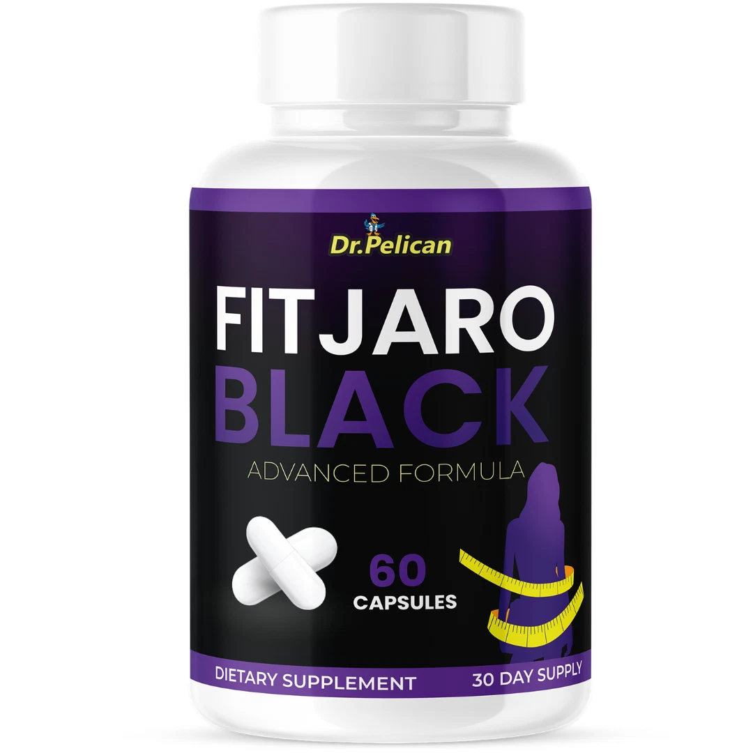 FitJaro Black- Healthy Dieting & Weight Support- 60 Capsules