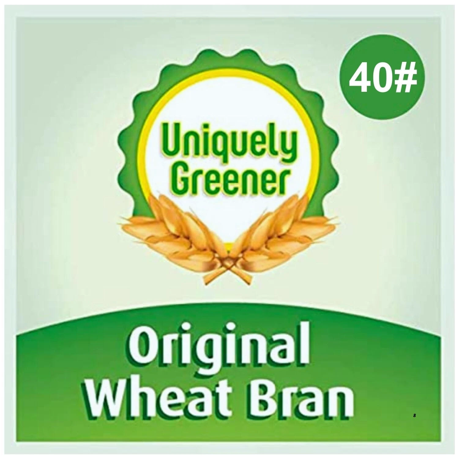 Uniquely Greener Non-GMO Wheat Bran - Free Shipping - 5 Ounce to 40 Pounds
