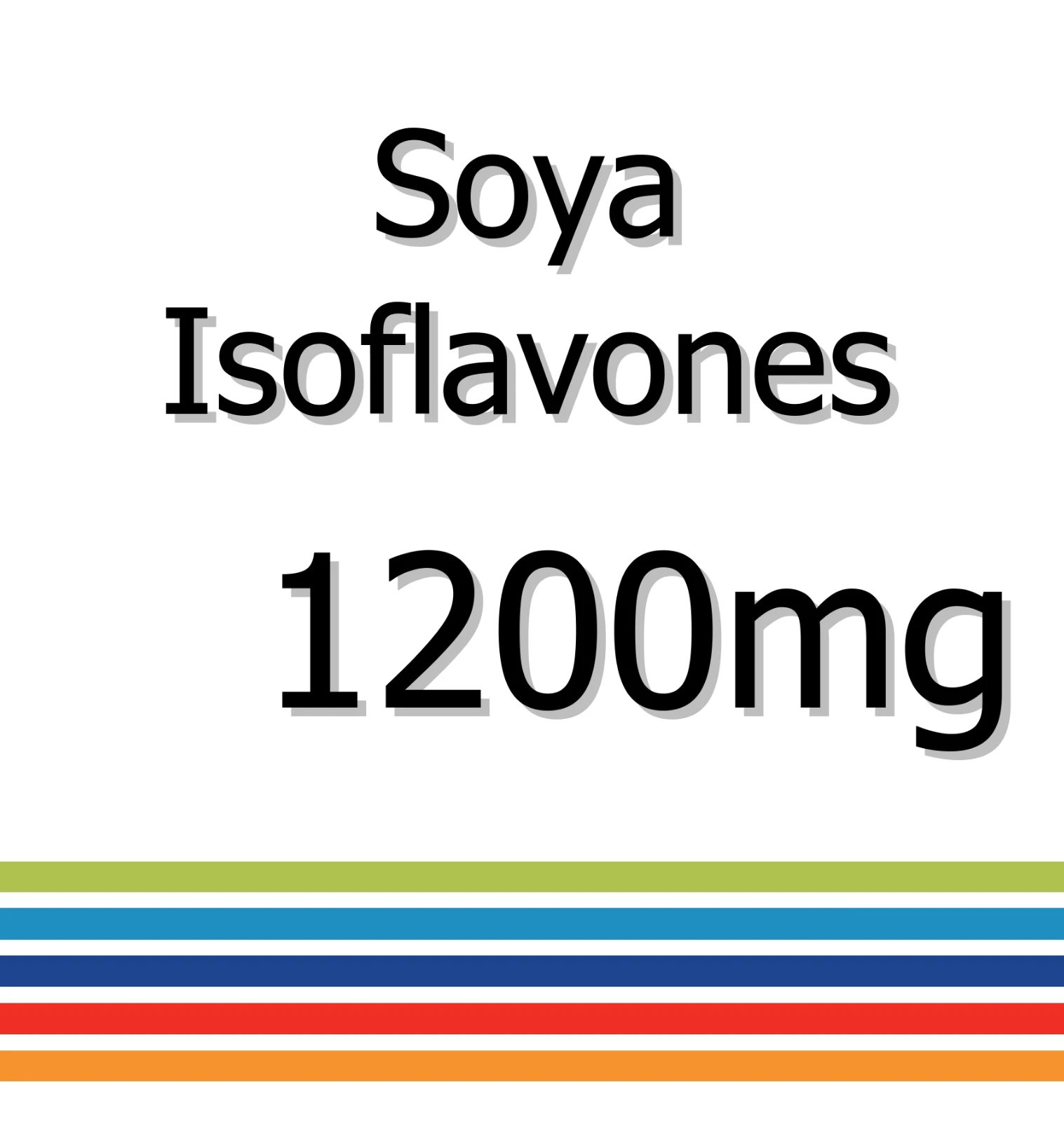 Soya Isoflavones 1200mg x 90 Tablets - Inflammation Reduction