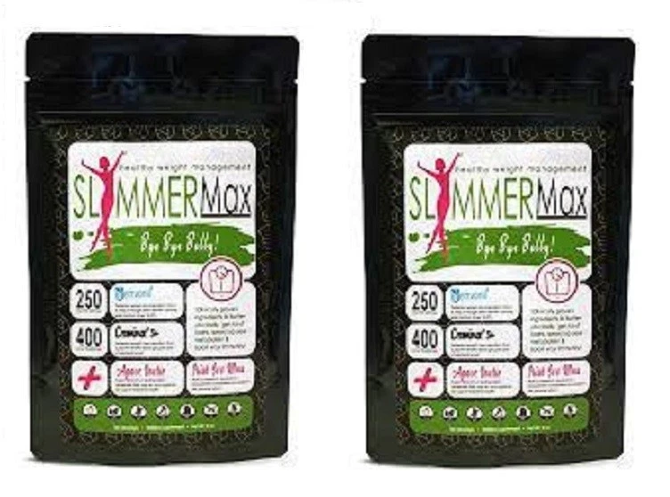 2x HBNaturals Slimmer Max Healthy Weight Loss Dietary Supplement 60 Servings