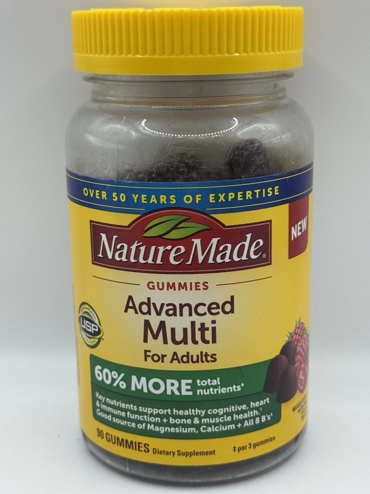New Nature Made Gummies Advanced Multi For Adults 90ct Ex 2026