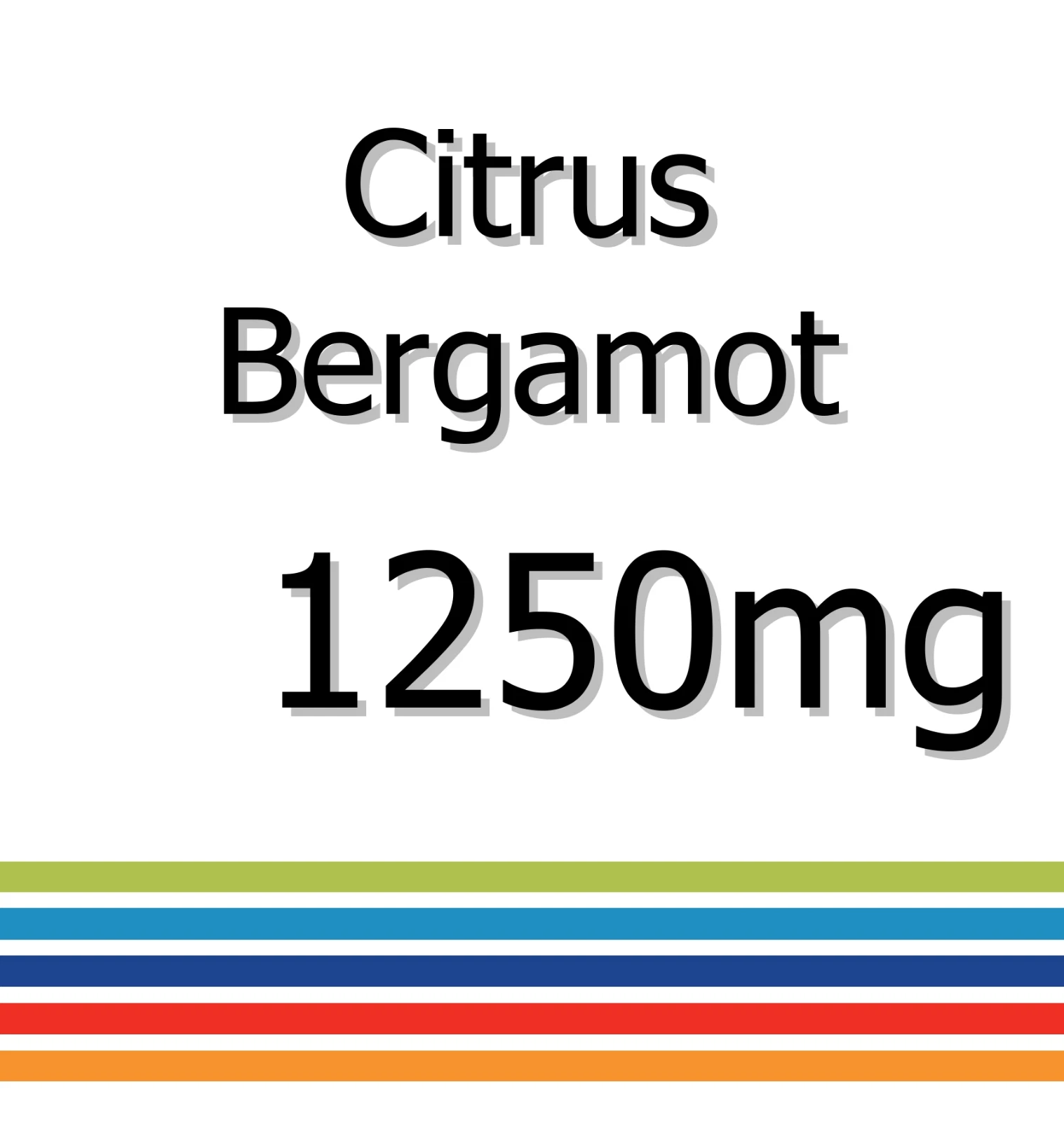 Citrus Bergamot 1250mg x 30 Tablets - InflammationReduction