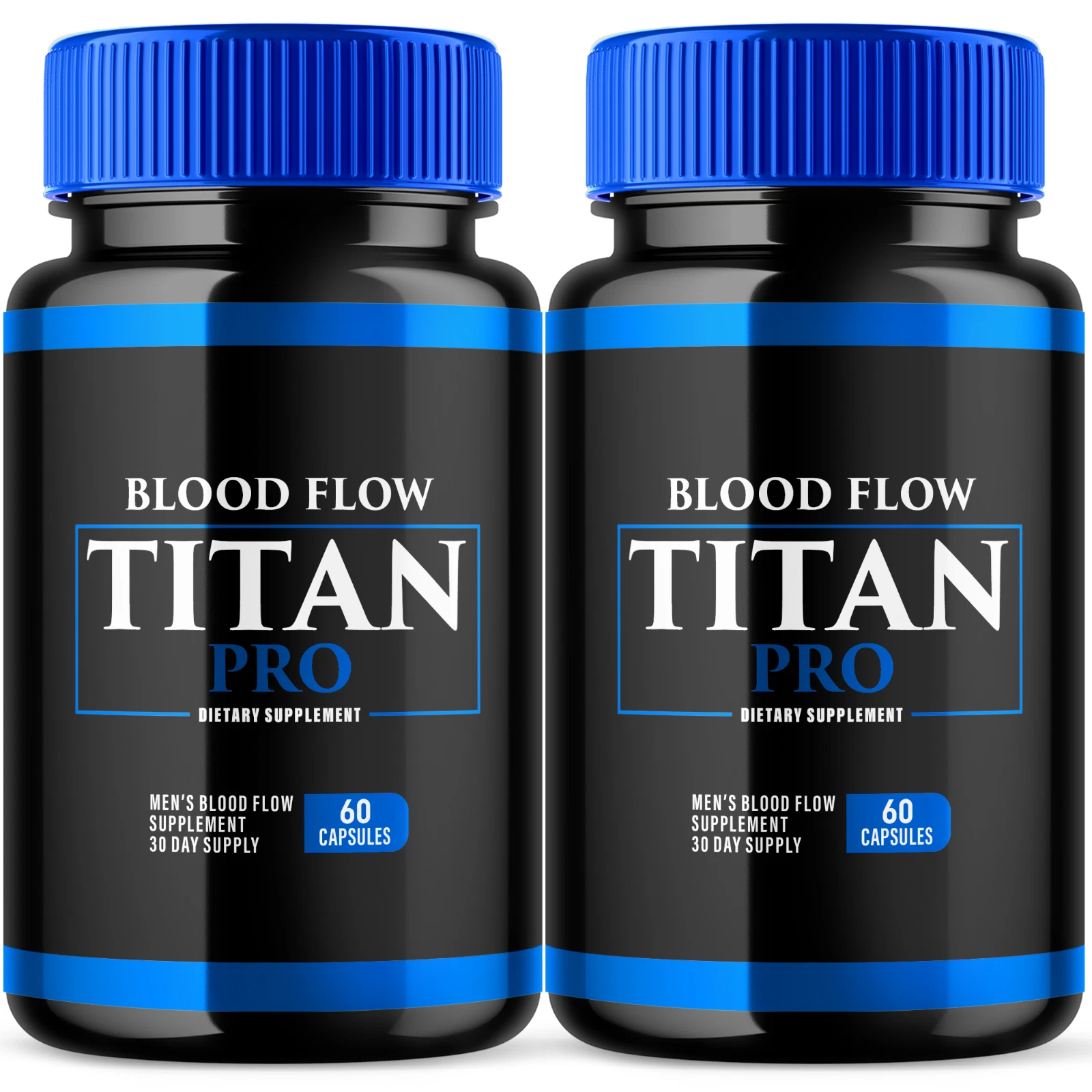 Blood Flow Titan Pro for Men Advanced Blood Support Vitamin Supplement 120ct