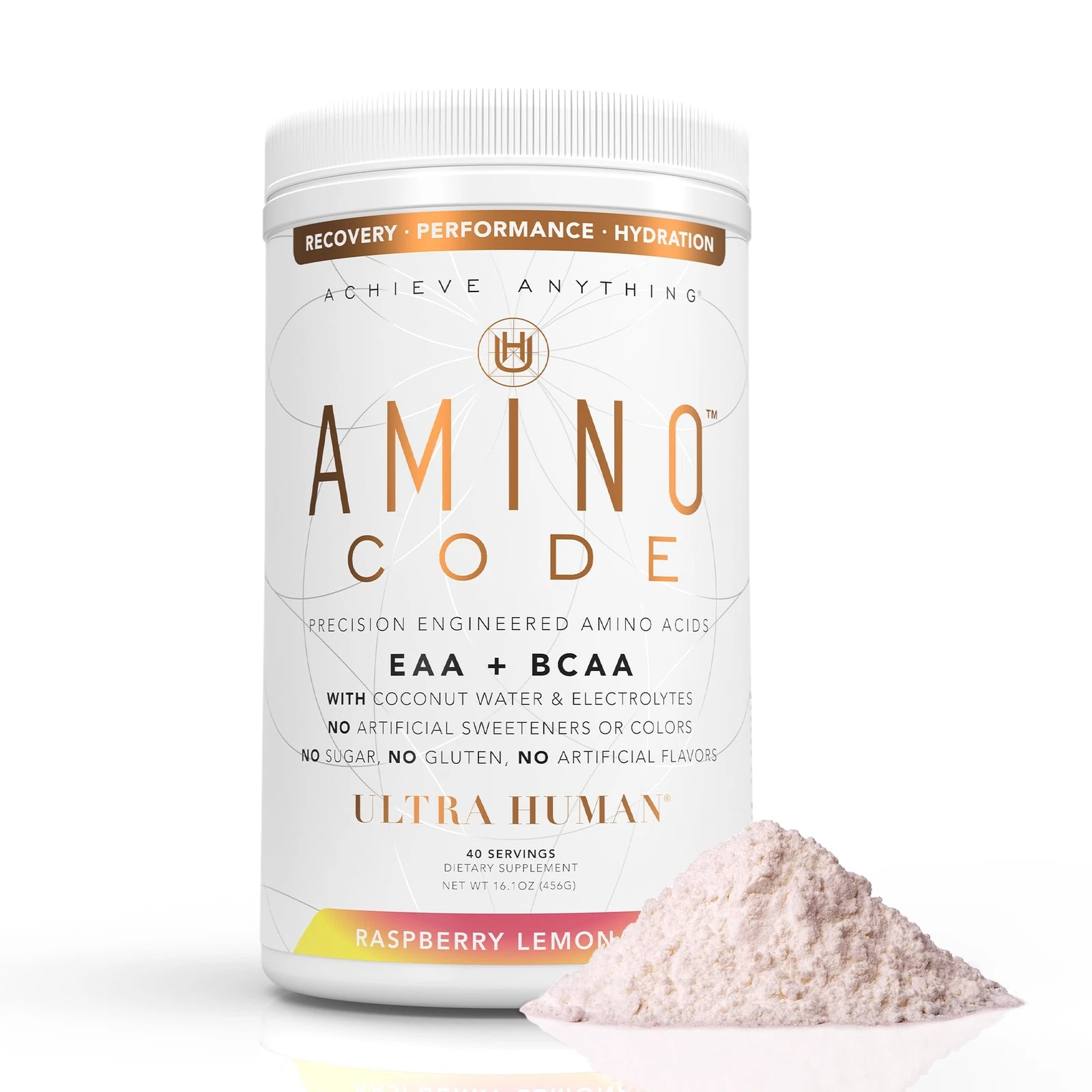 Ultra Human Amino Code | Essential Amino Acids + BCAAs + Coconut Water Electr...