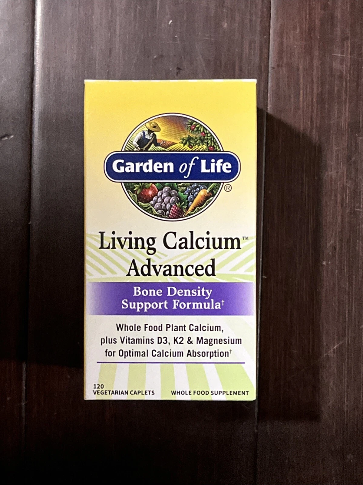 Garden of Life Living Calcium Advanced - 120 Vegetarian Caplets