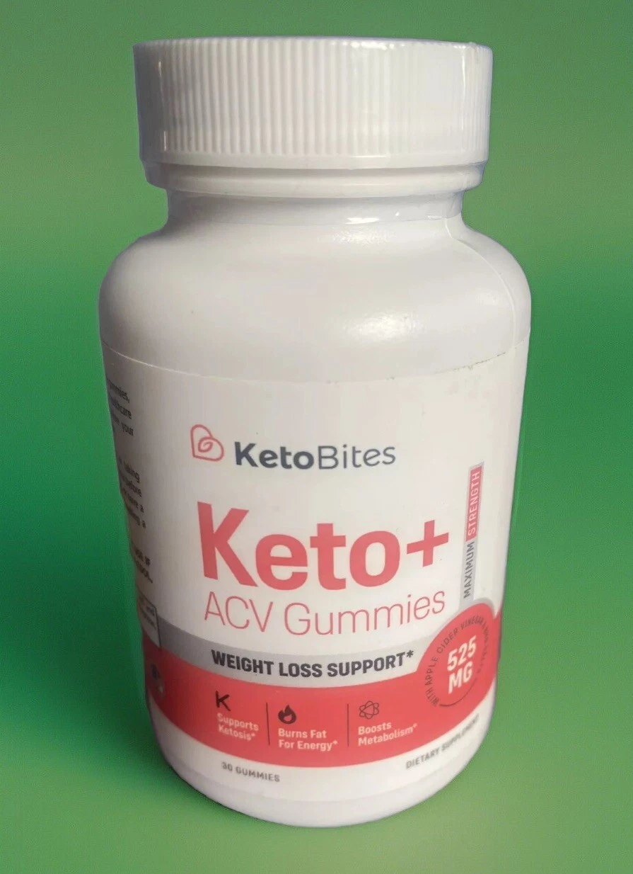 Keto Bites ACV Gummies Maximum Strength Weight Loss Supplement Exp02/2026/ 30ct