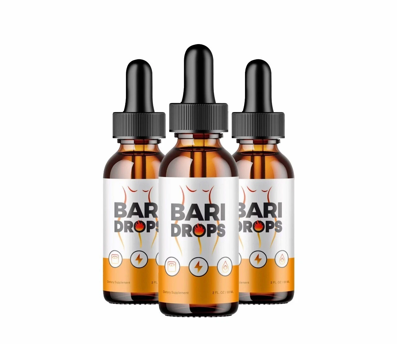 (3 Pack) Bari Drops For Weight Loss Extract Review, Bari Drop Lose Fat (6 oz)