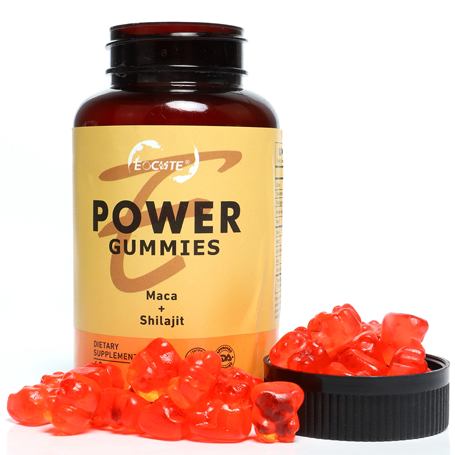 Maca + Shilajit Power Gummies Easy to absorb man power energy gummies-60 Gummies
