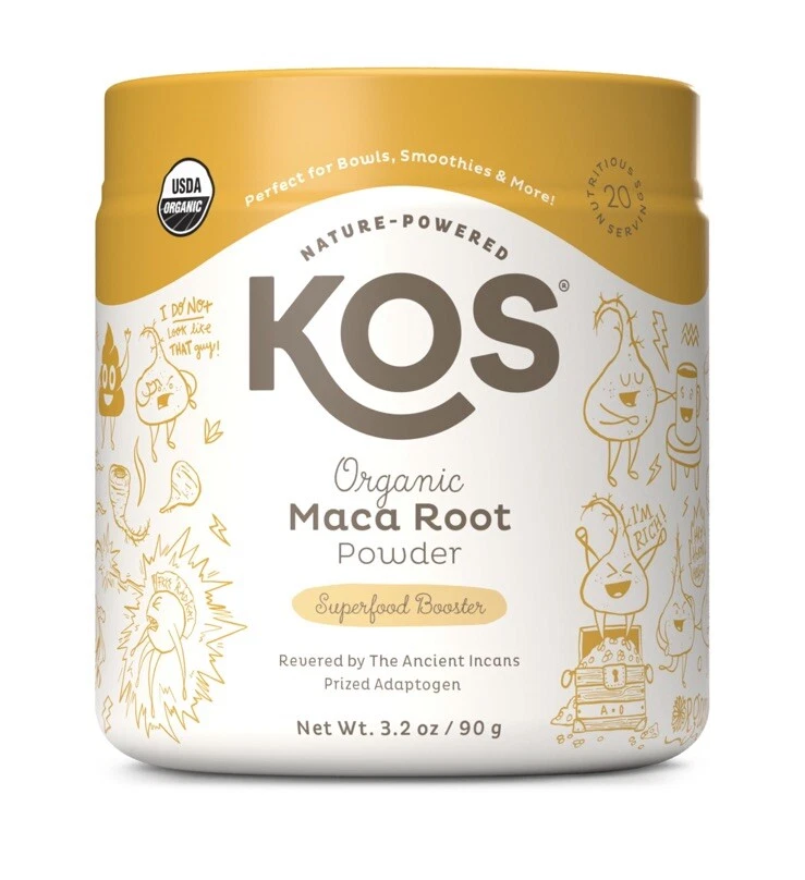 2 Pack NATURE POWERED KOS Maca root and moringa
