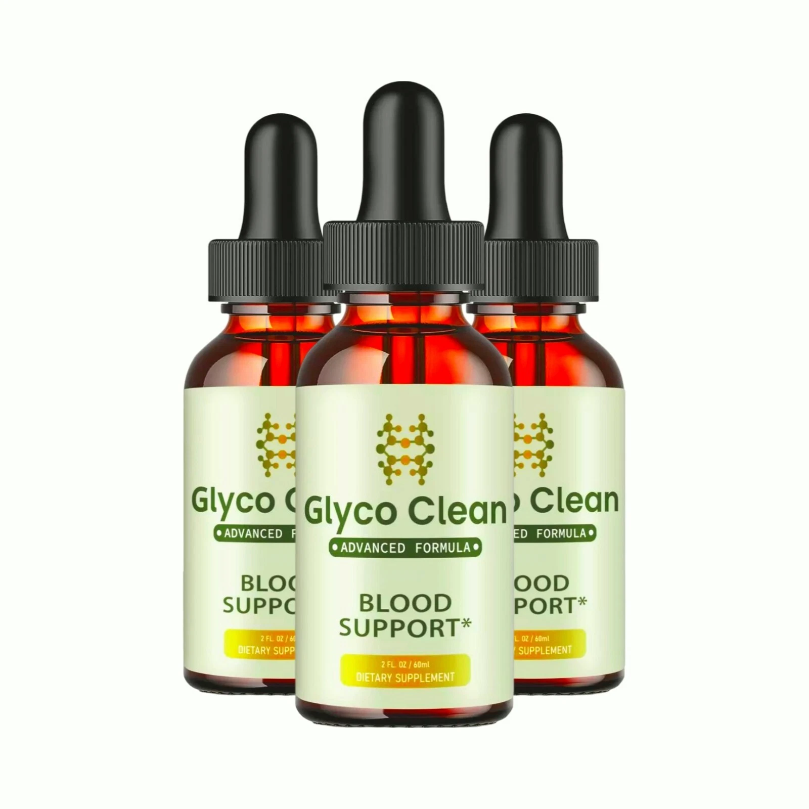 (3 Pack) Glyco Clean Drops - GlycoClean Blood Drops for Healthy Blood Supplement