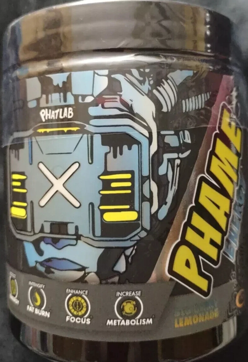 Phatlab Phame Energy Drink mix Blueberry lemonade