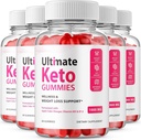 (5 Bottles) Ultimate Keto ACV Gummies Weight Loss - 300 Gummies