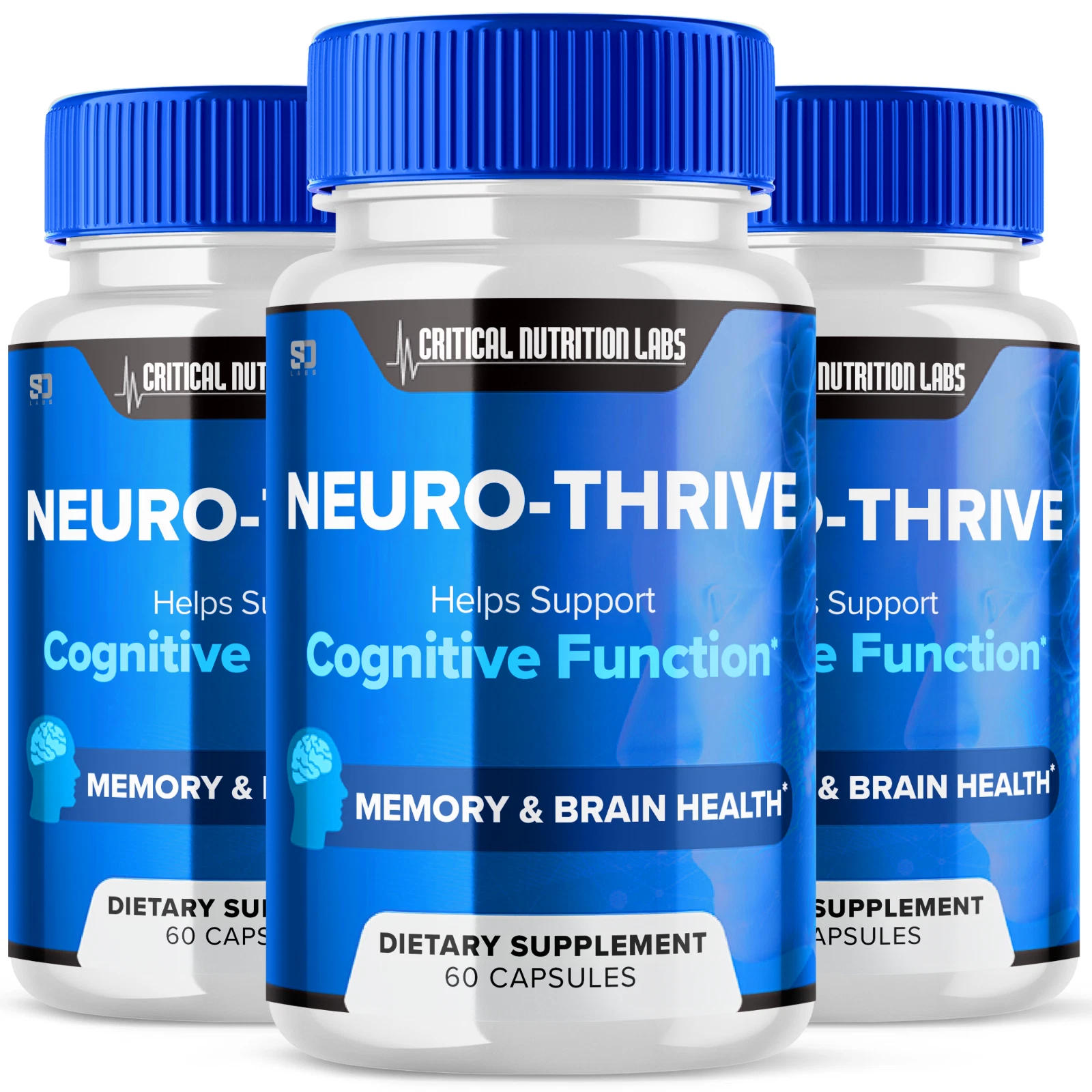Neuro-Thrive Cognitive Support, Neuro Thrive Memory and Brain Health (3 Pack)
