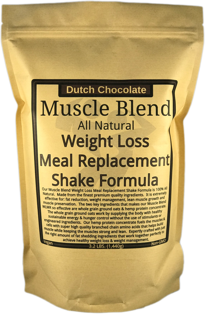 Muscle Blend Weight Loss Meal Replacement Shake Formula, All Natural, Non-GMO