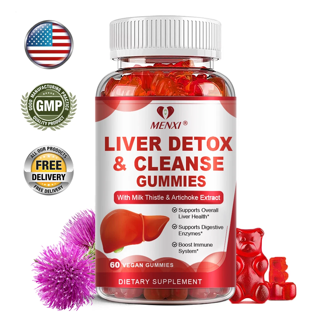 Liver Cleanse & Detox Support Supplement 3000mg with 24 herbs + Milk Thistle