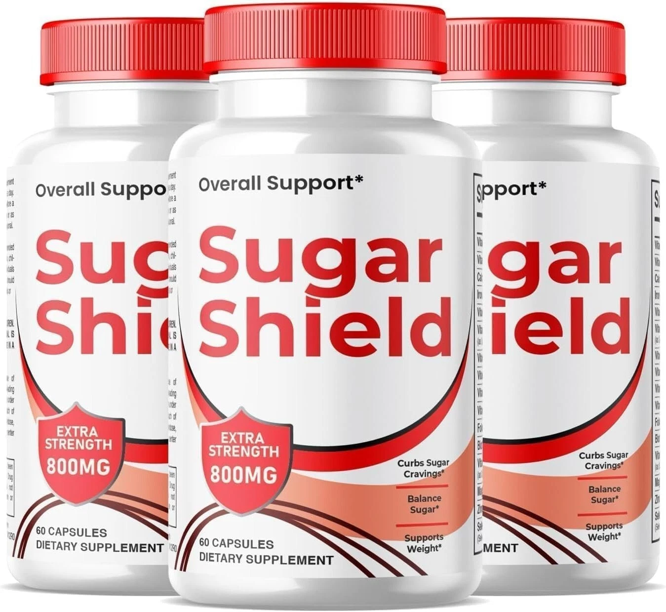 (3 Pack) Sugar Shield Blood Sugar Support Supplement for Healthy Blood Levels