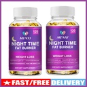 240Pills Night Time Appetite Suppressant Fat Burner Supplement Weight Loss Detox