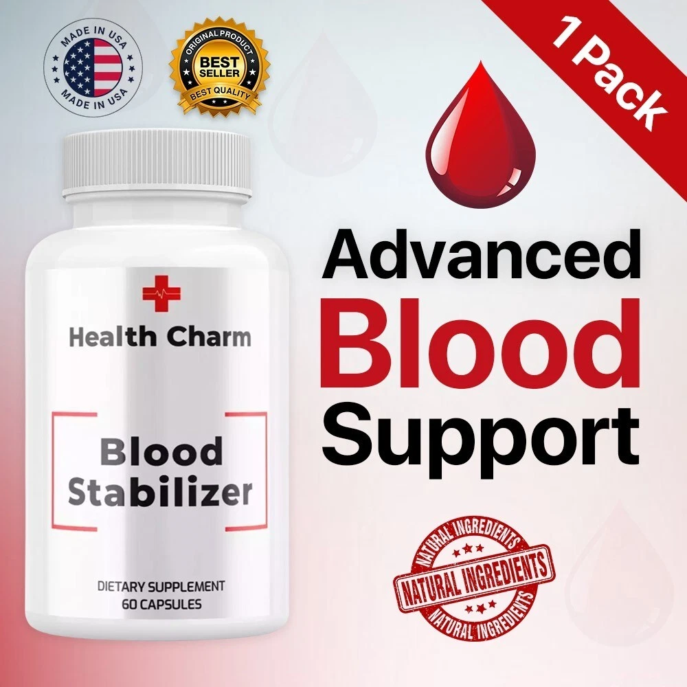 ( 1 Pack ) Health Charm Advanced Blood Support Natural Glyco Formula Supplement