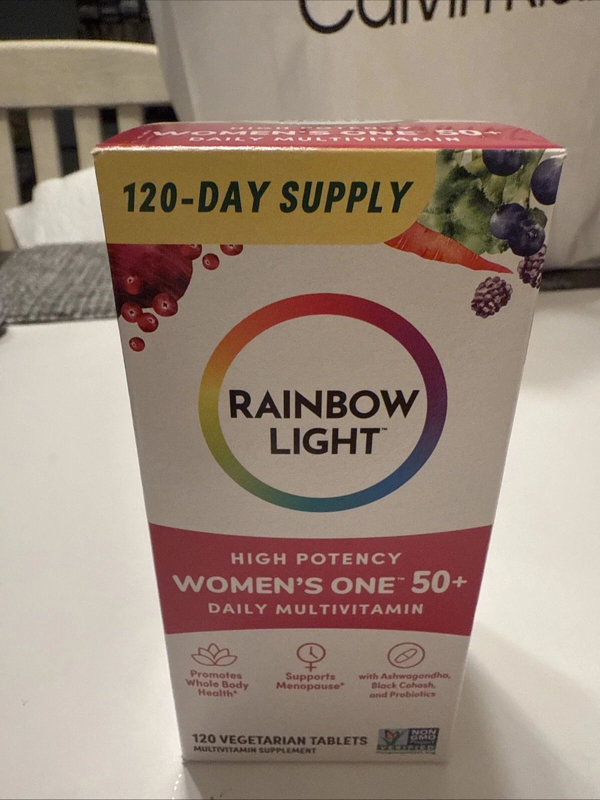 Rainbow Light,Women's One 50+, Multivitamin,High Potency,120 Tablet Exp-03/2026