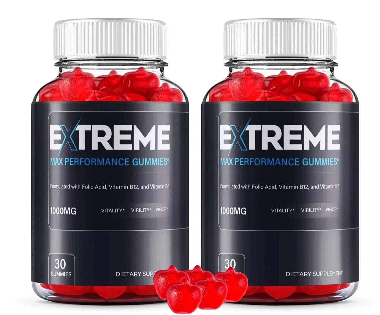 Extreme Max Performance Gummies ExtremeMax Supplement ( 2 Pack )
