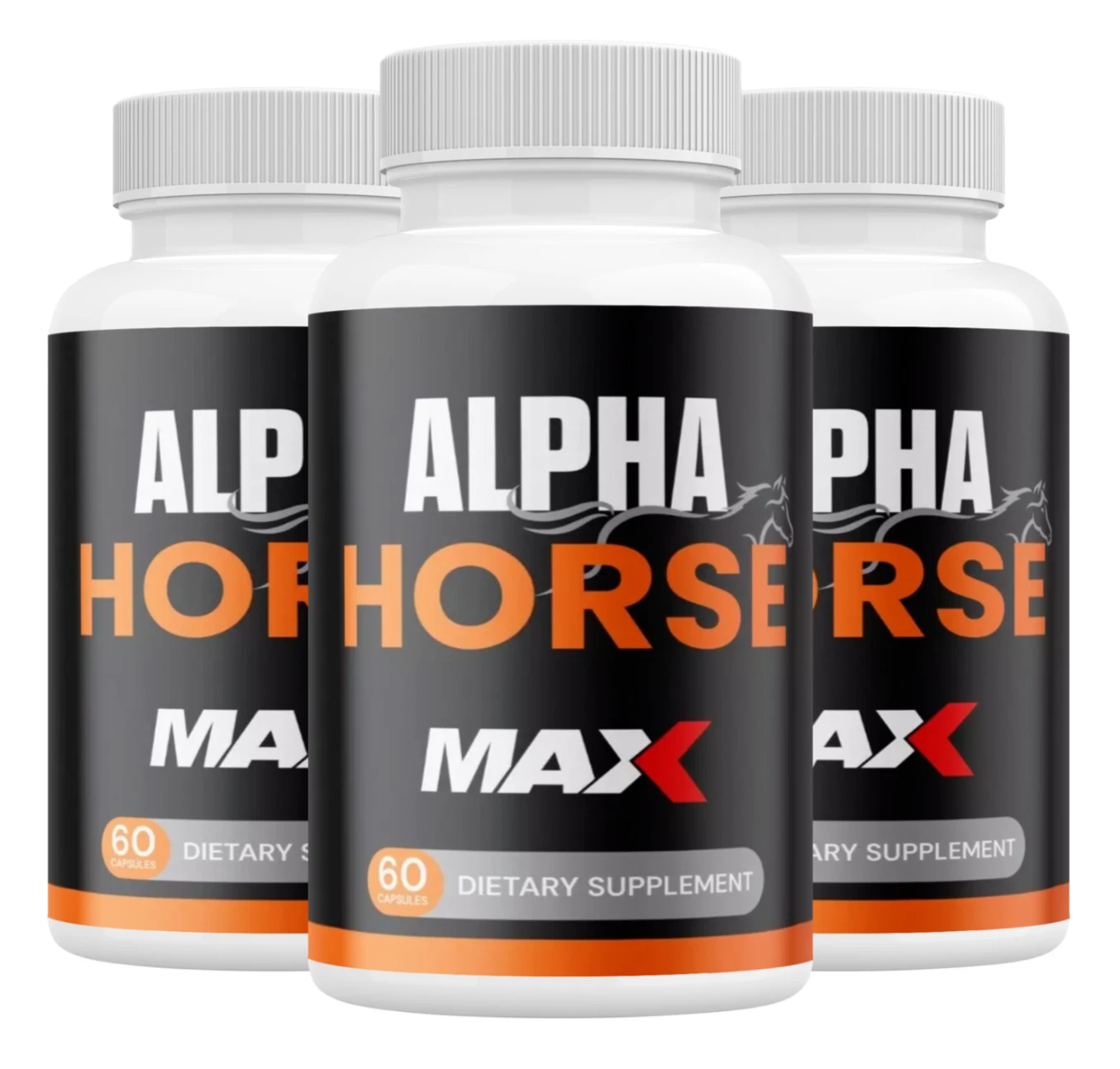 Alpha Horse MAX Pills for ED Men Alpha Horse Male for ed & Vitality (3 Pack)