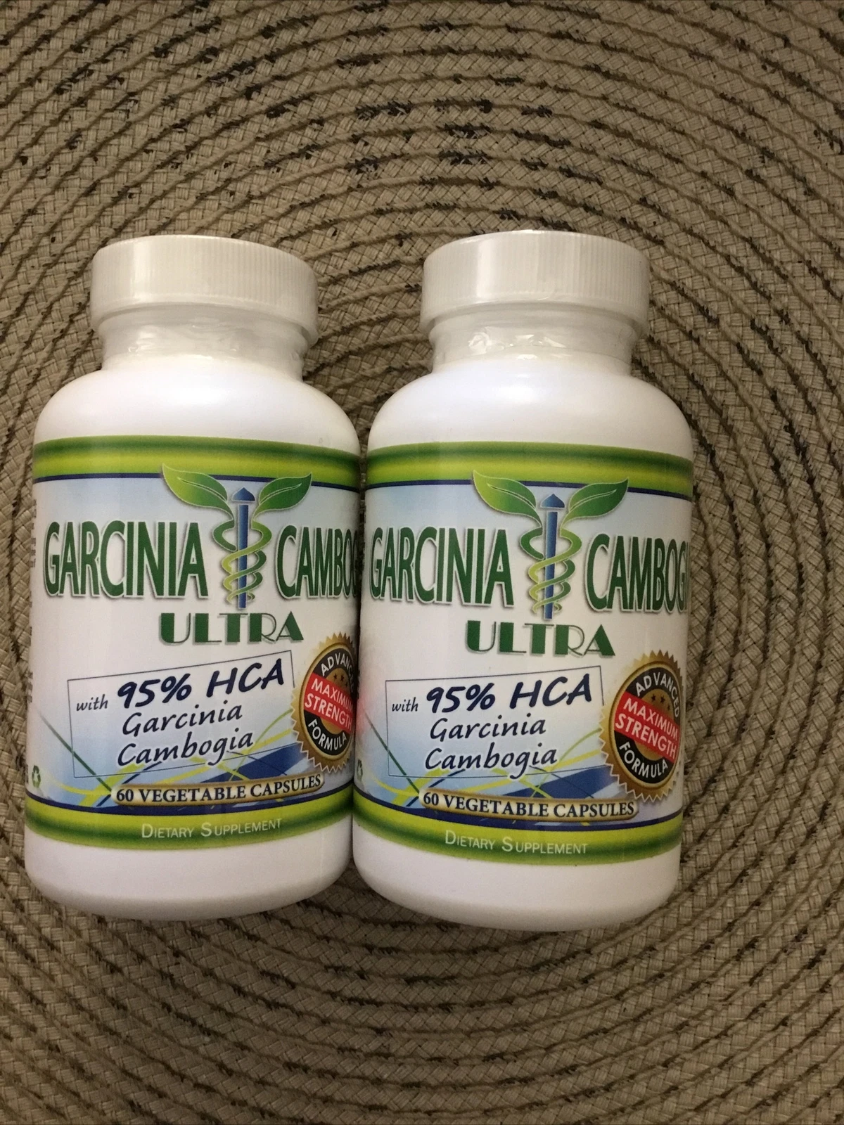 Garcinia Cambogia Ultra/60 Vegetable Capsules / W/95% HCA Garcina Cambogia/ 2pk