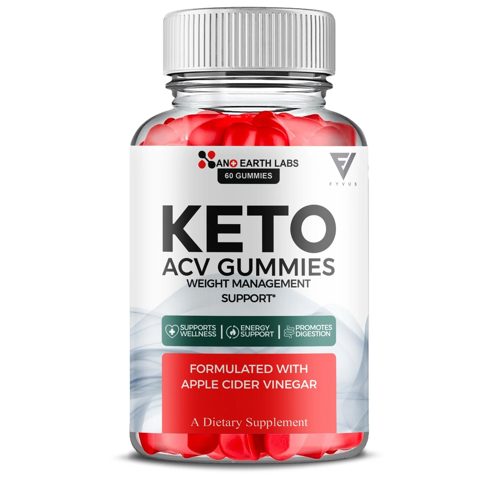 Nano Earth Labs Keto Gummies, NanoEarth Labs Supplement (60 Gummies)