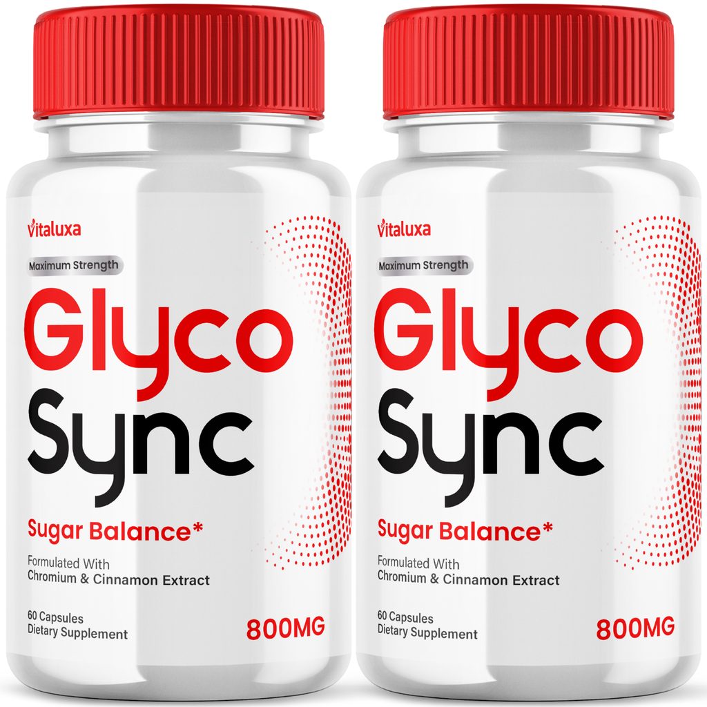 (2 Pack) Glyco Sync Advance Blood Balance Support Natural Glyco (120 Capsules)