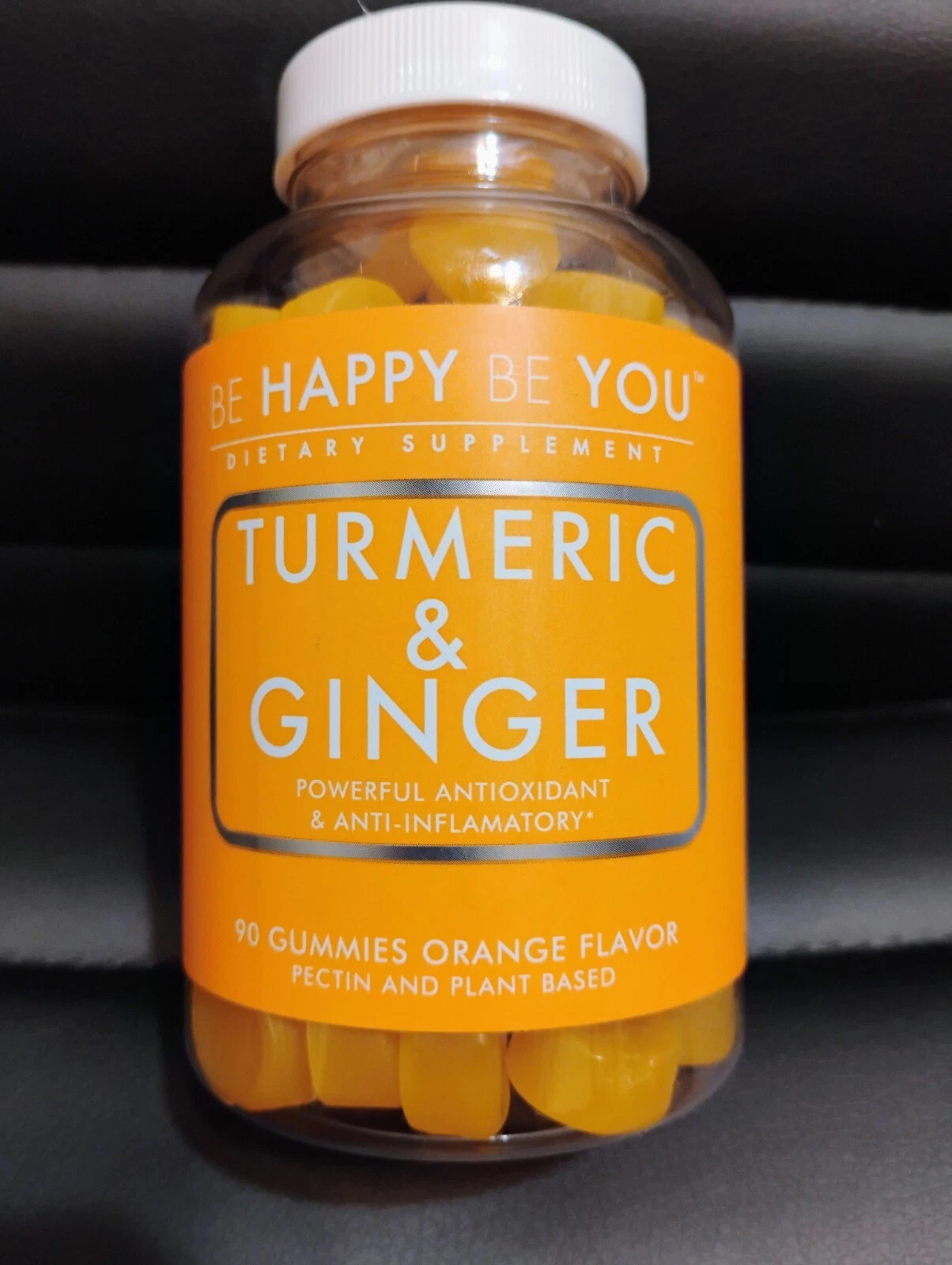 Be Happy Be You Turmeric & Ginger Anti-oxidant Anti-Inflammatory 90 Gummies