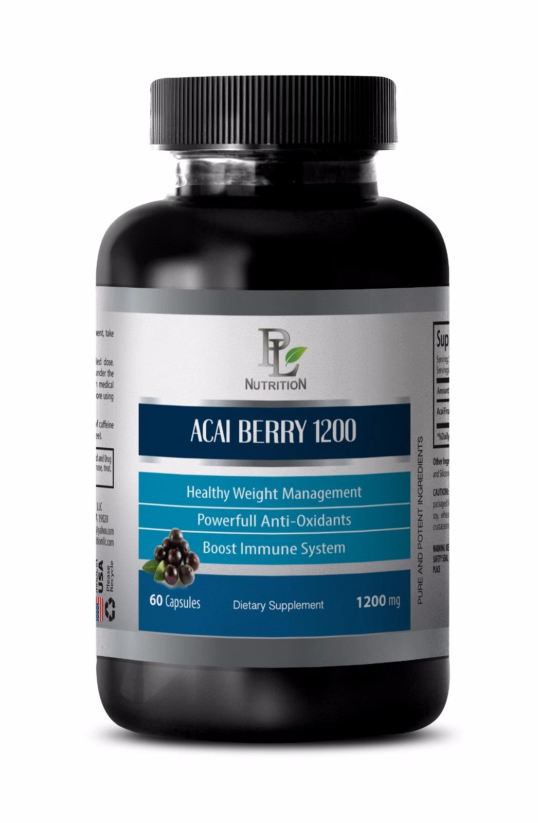 ACAI BERRY PILLS - Acai Berry Organic Supplement, Vegan Acai Berry 1B