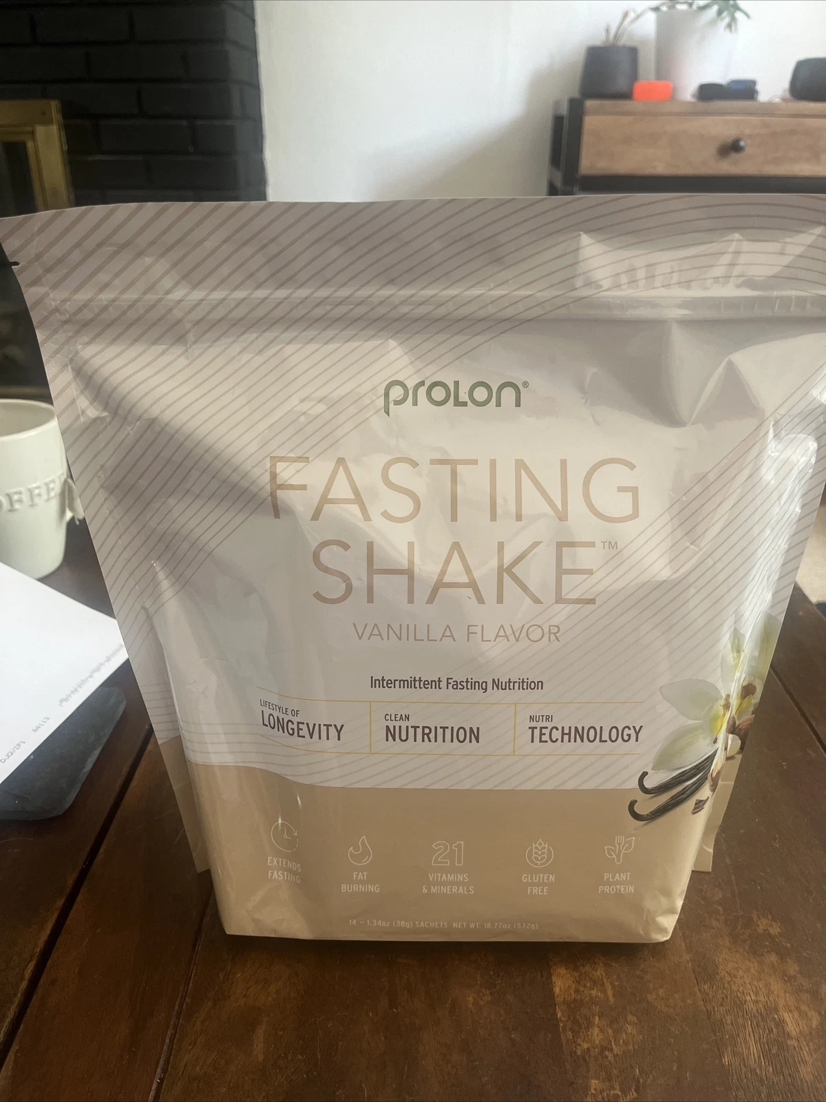 Prolon Fasting Shake- Vanilla 18.77 Oz 14 Servings