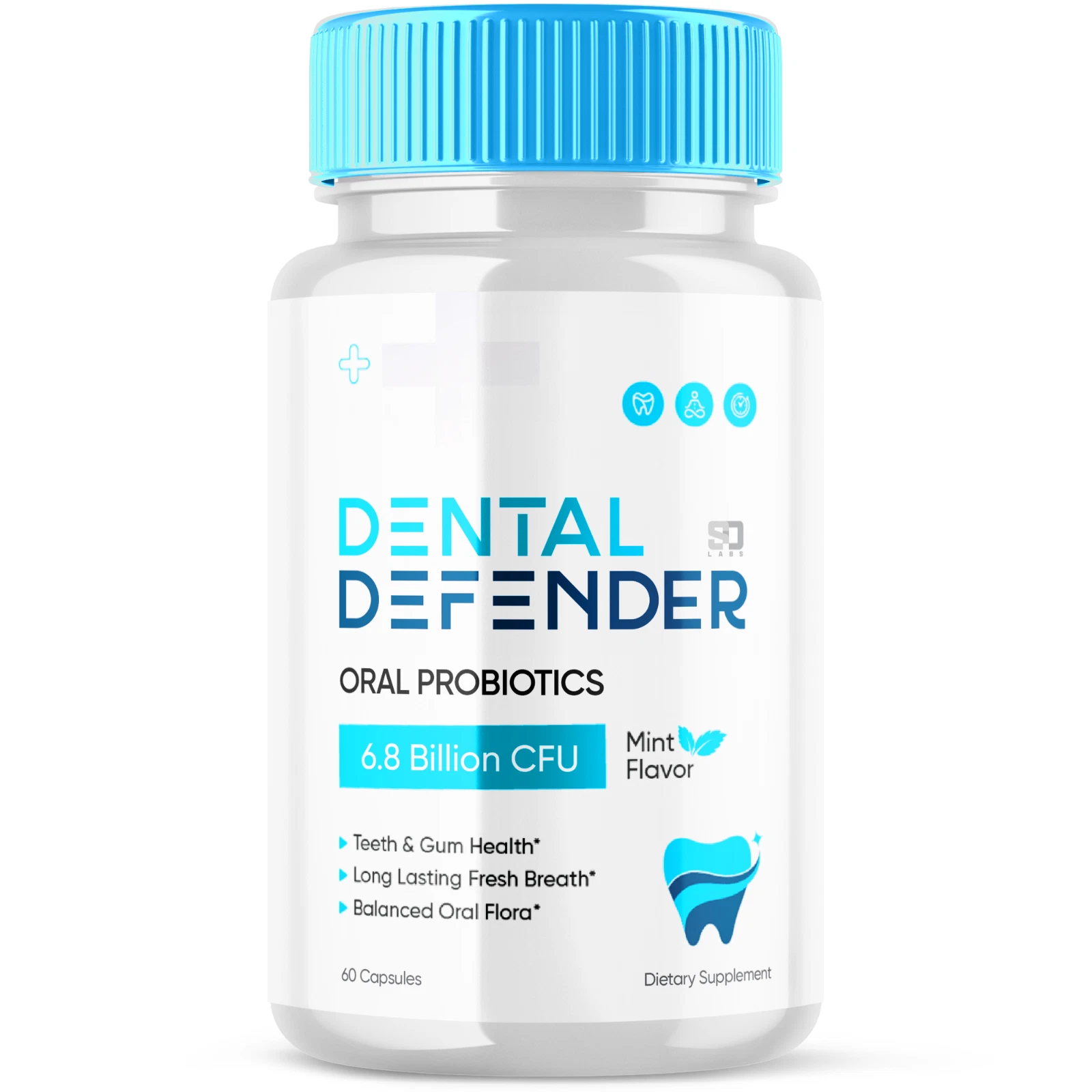 Dental Defender Oral Probiotic Supports Teeth and Gum Health 60 Capsules