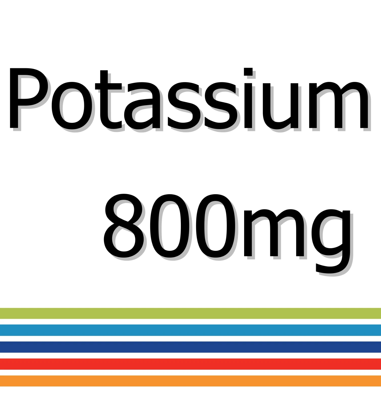 Potassium 800mg x 90 Tablets - Blood Pressure