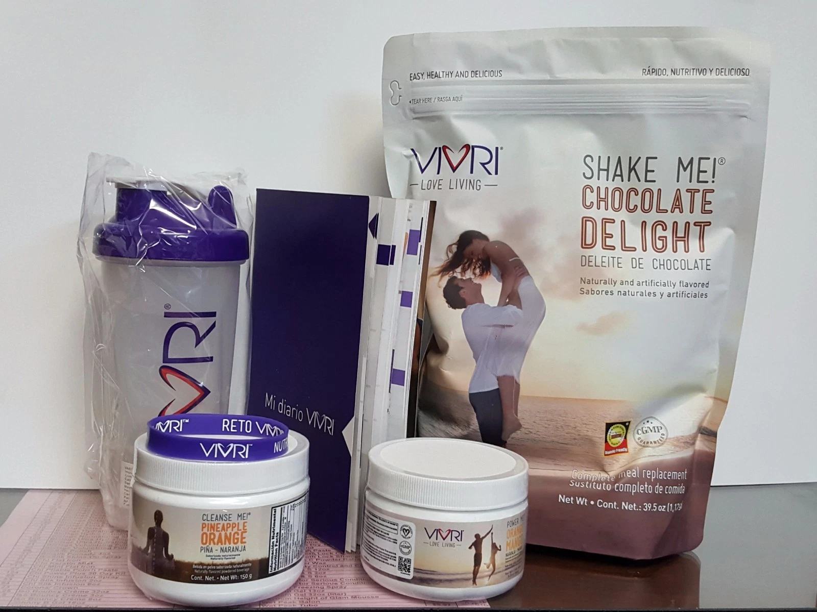 VIVRI-Essential Nutrition System-10+ days- Chocolate Shake-Orange Mango.
