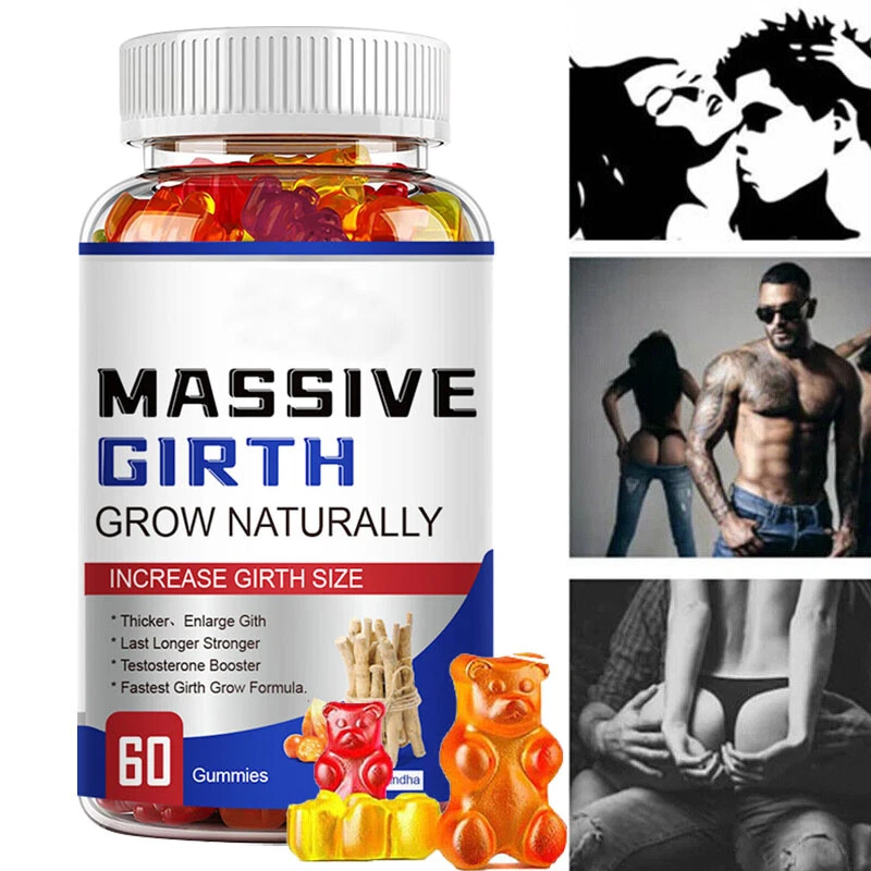Male Enhancement Gummies Booster & Thicker Last Longer Stronger Bigger 60 Gummy