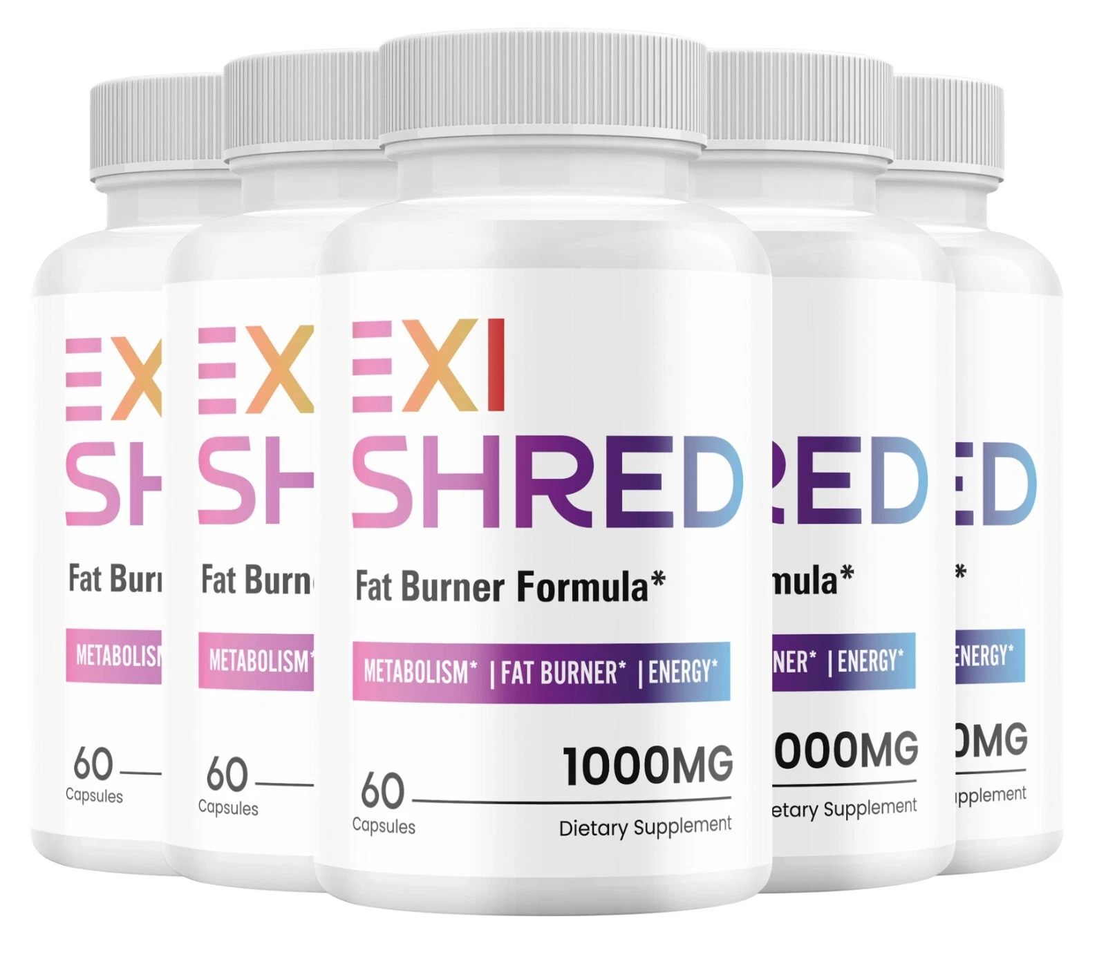 (5 Pack) Exishred Keto Capsules – Exi Shred All Natural Pills Advanced Formula