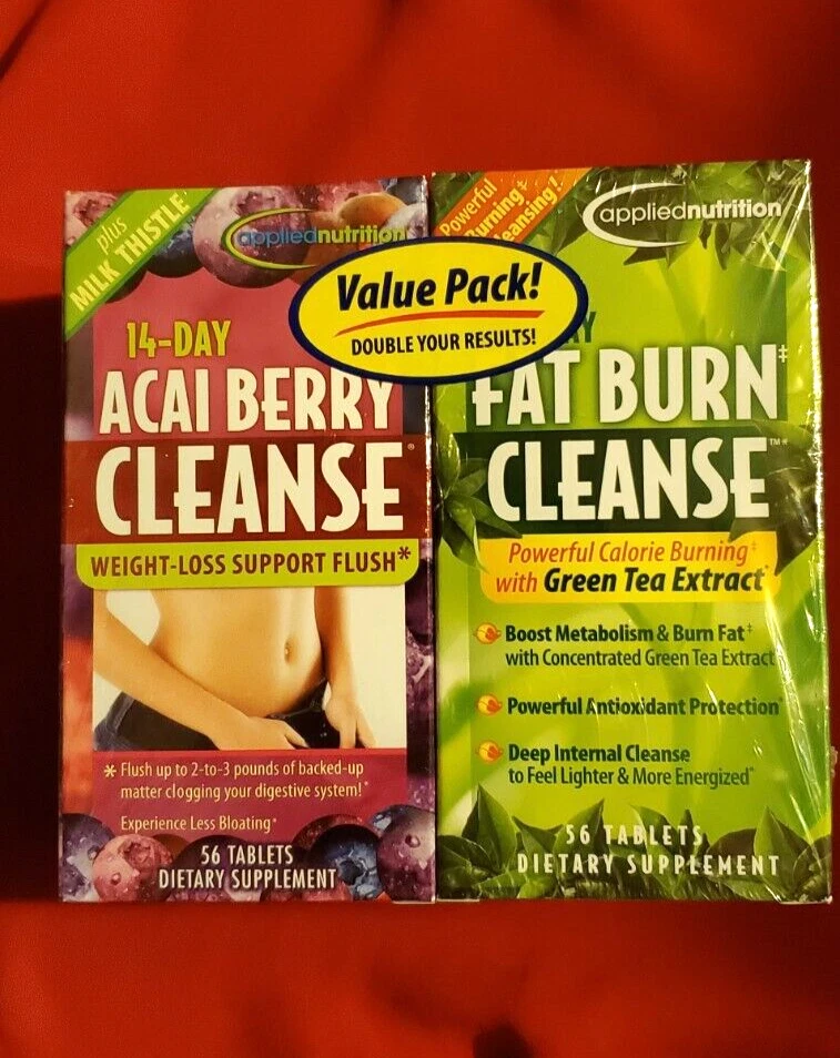14 DAY VALUE PACK FAT BURN CLEANSE WITH GREEN TEA & WEIGHT LOSS SUPPORT FLUSH