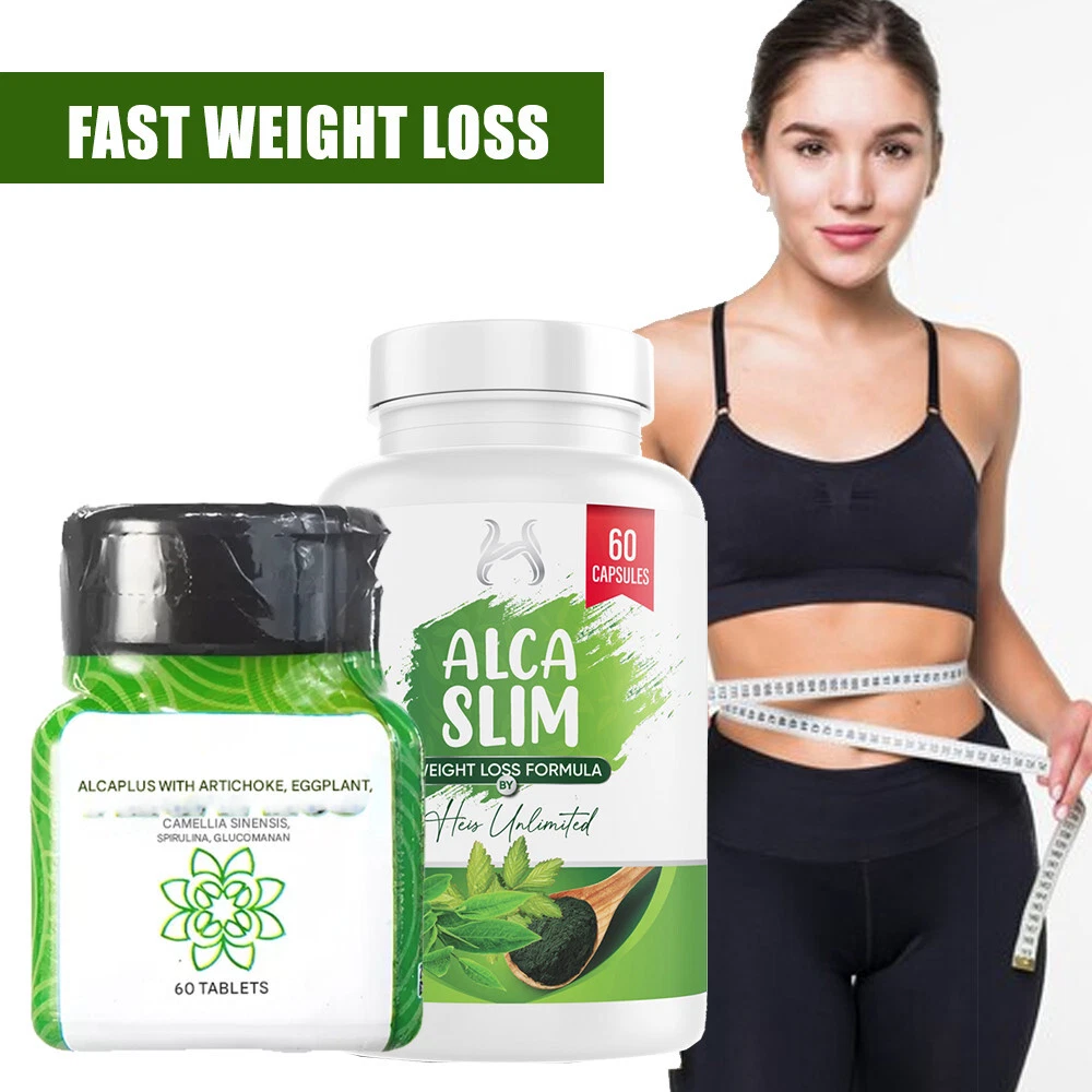 Alcaplus + Alcaslim Weight Loss Metabolism Boost Skin Tight Fat Tummy Reduction