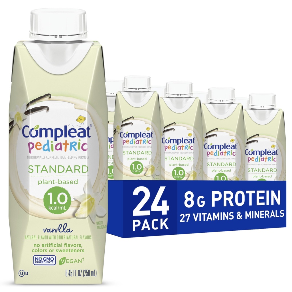 Compleat Pediatric Standard 250mL Plant Based Nutritionally Complete Shake Tu...