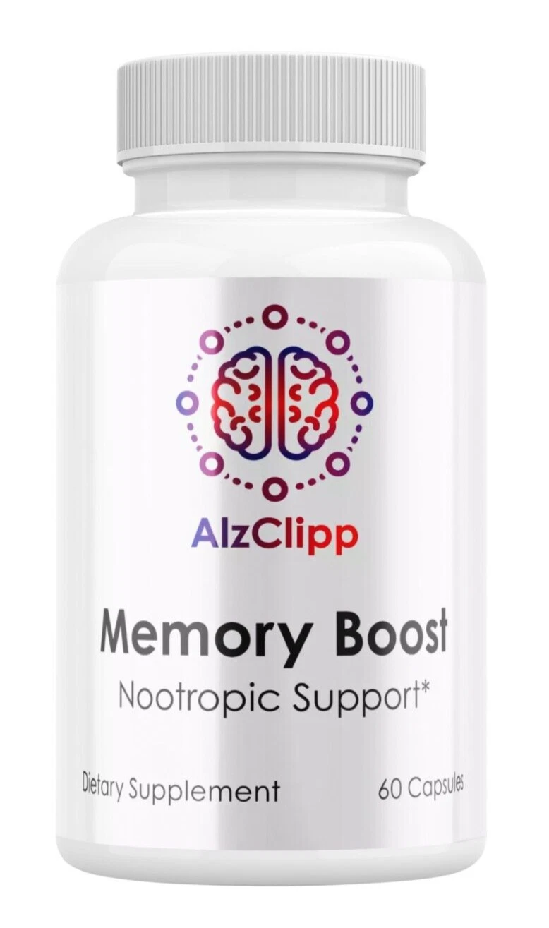 AlzClipp Memory Boost Advanced Nootropic Formula Brain Health Support ( 1 Pack )