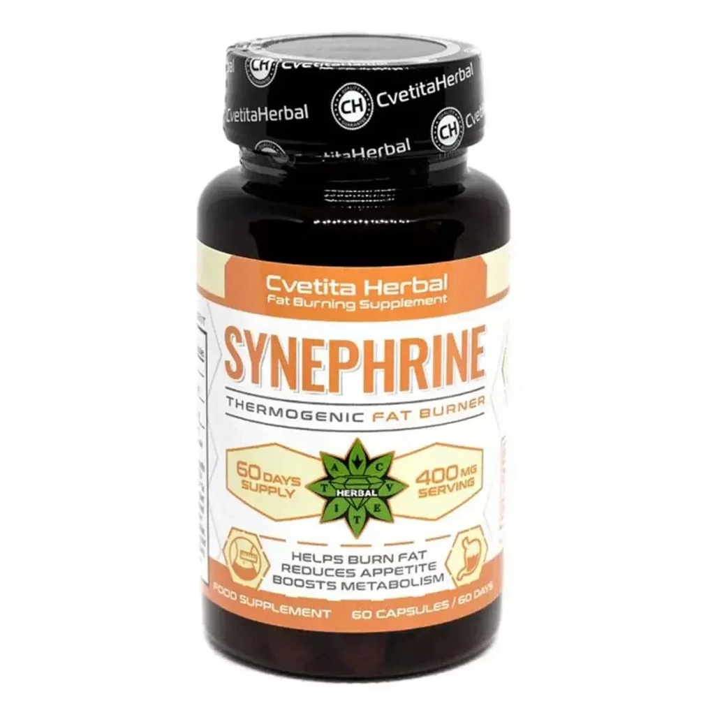 Synephrine Fat burner Metabolic Accelerator Slimming pills 60 caps - Pack of 3