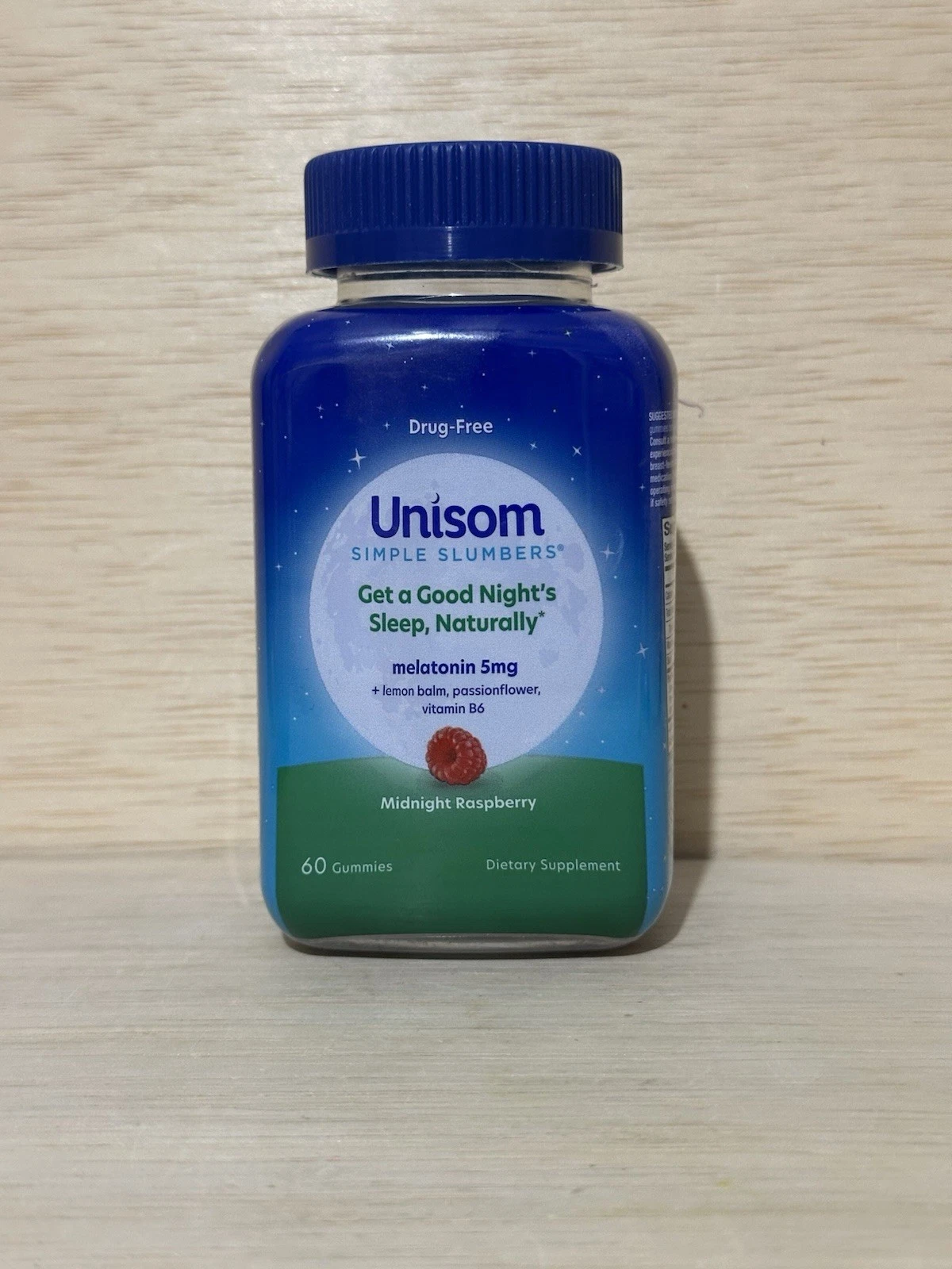 Unisom Simple Slumbers Midnight Raspberry 60 Gummies NEW/Sealed Best By 09/2025