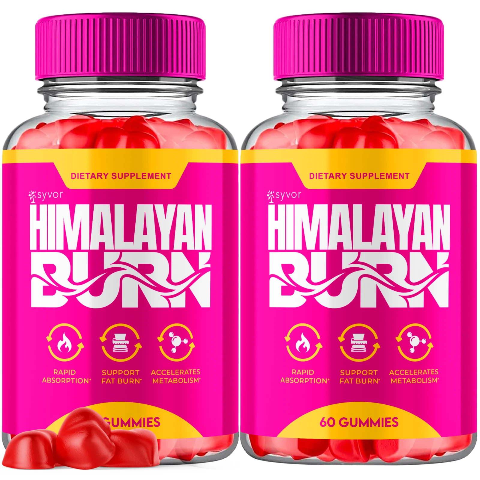 Himalayan Burn Keto ACV Gummies Advanced Formula Fitness Supplement 120 Gummies